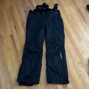 Karbon bib black snow pants